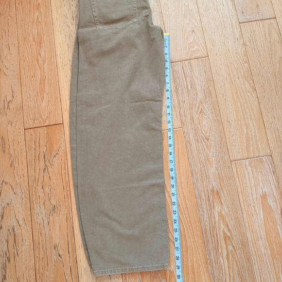 GAP Women's High Rise Barrel Relaxed Hip & Thigh Tan Jeans - NWT - 27-4 - Picture 6 of 7